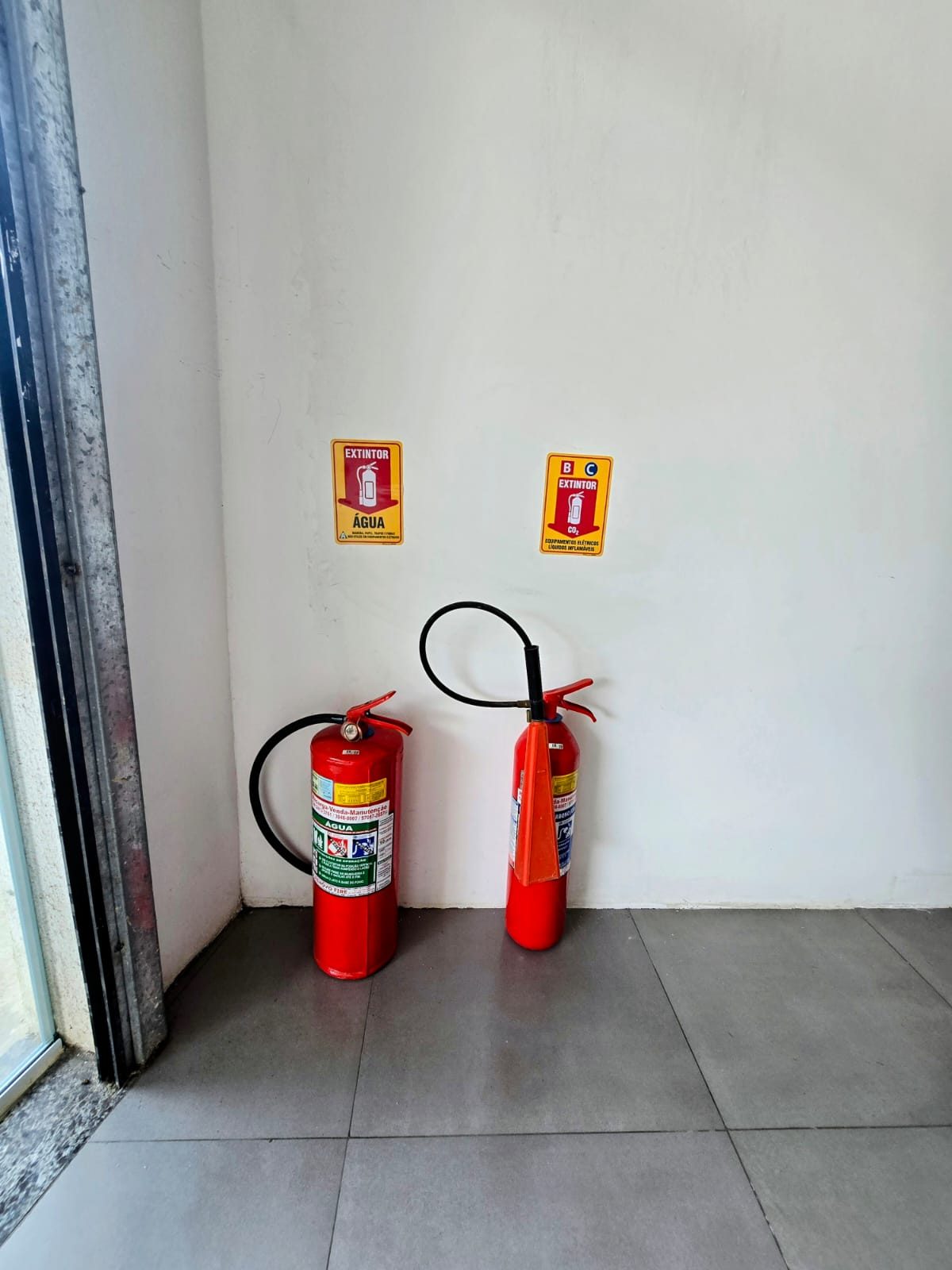 Prevenção contra incêndios (extintores)