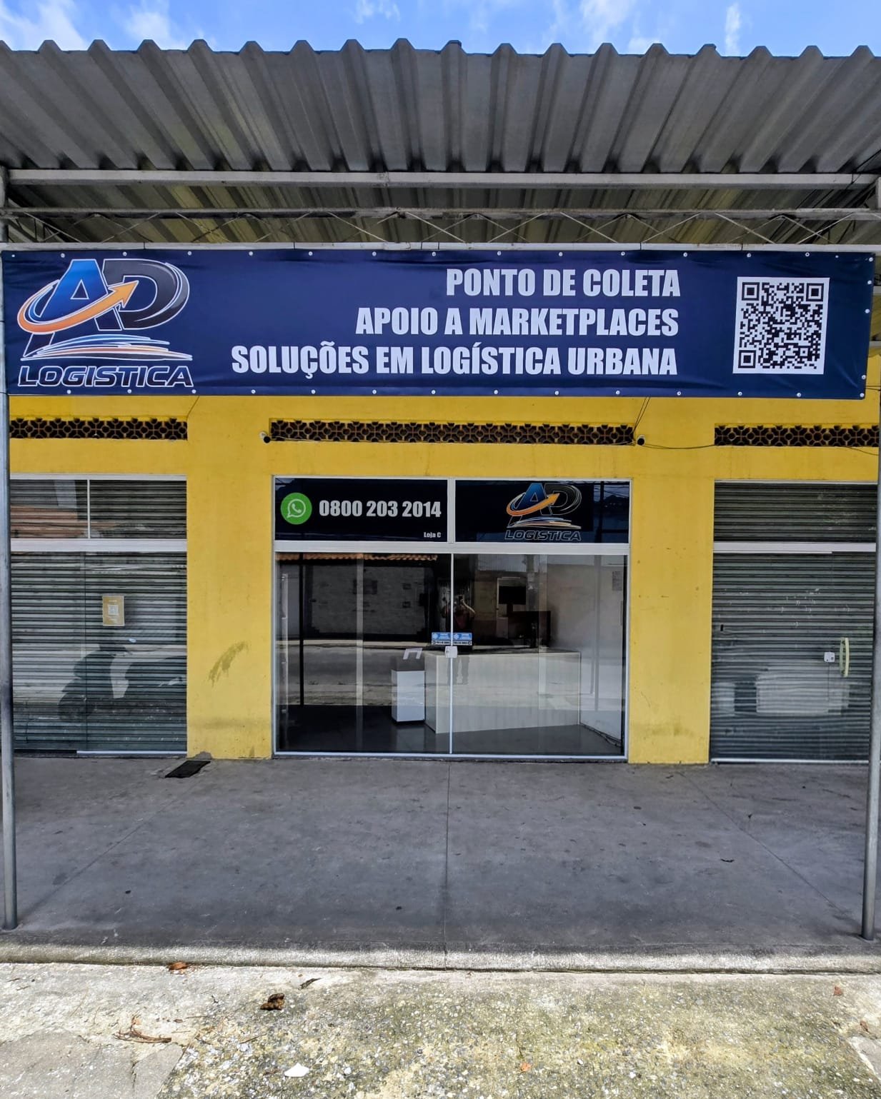 Fachada da loja