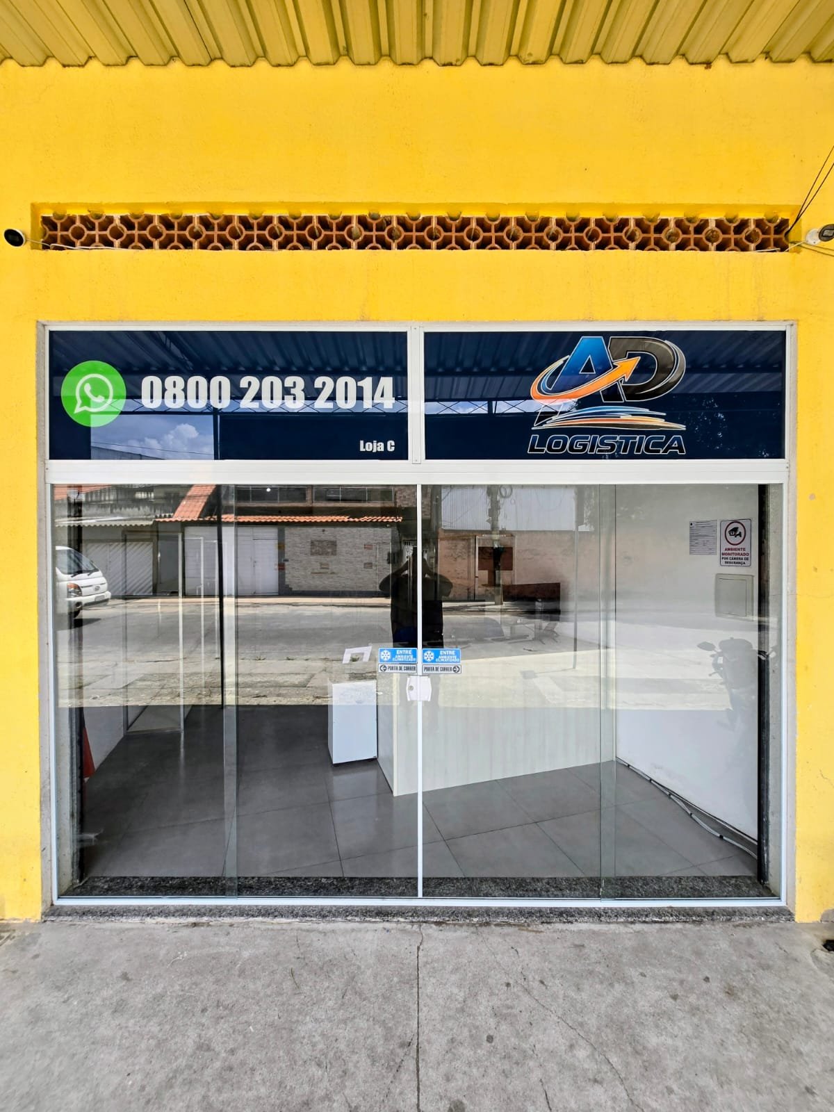 Entrada da loja